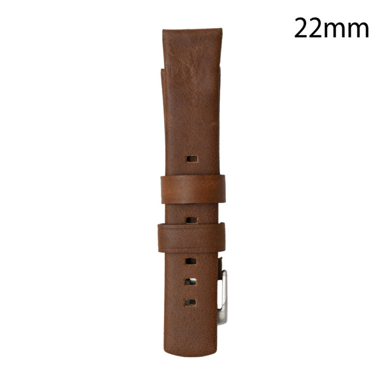 RJ70205 CORREA PIEL MARRÓN GERONA 22 MM