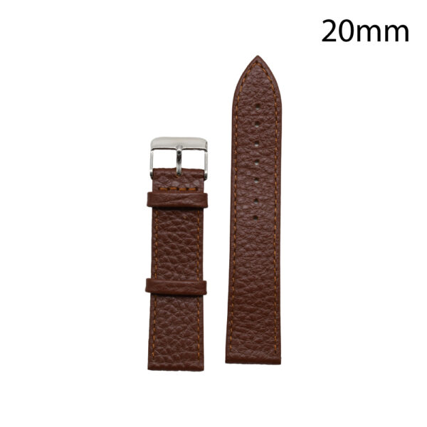 CORREA PIEL MARRON CLARO HUESCA 20 MM