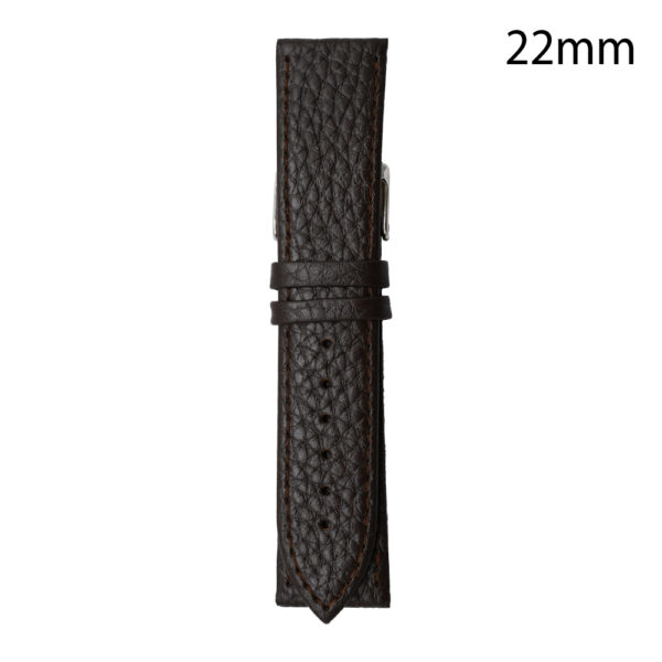 CORREA PIEL MARRON OSCURO HUESCA 22 MM - Imagen 3