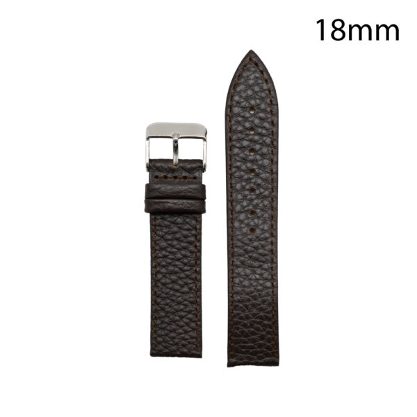 CORREA PIEL MARRON OSCURO HUESCA 18 MM