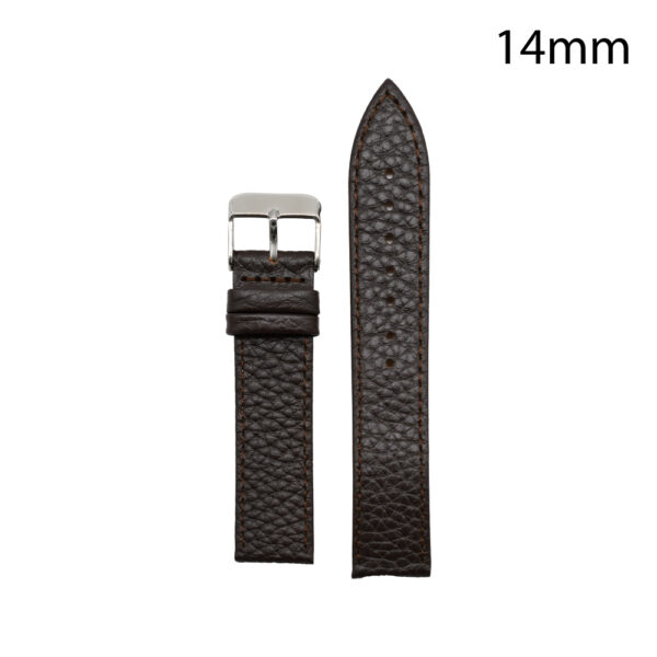 CORREA PIEL MARRON OSCURO HUESCA 14 MM