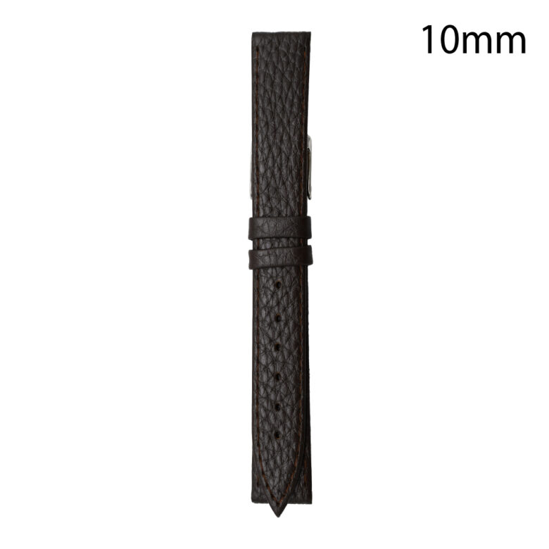 RJ70234 CORREA PIEL MARRON OSCURO HUESCA 10 MM