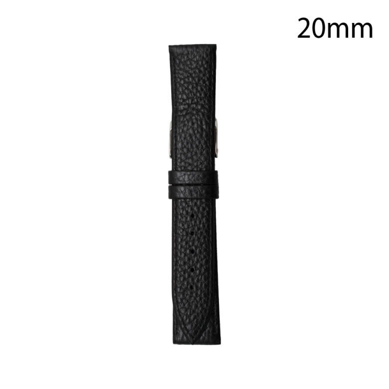 RJ70236 CORREA PIEL NEGRA HUESCA 20MM