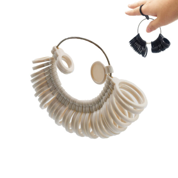 ANILLERO DE PLASTICO BLANCO