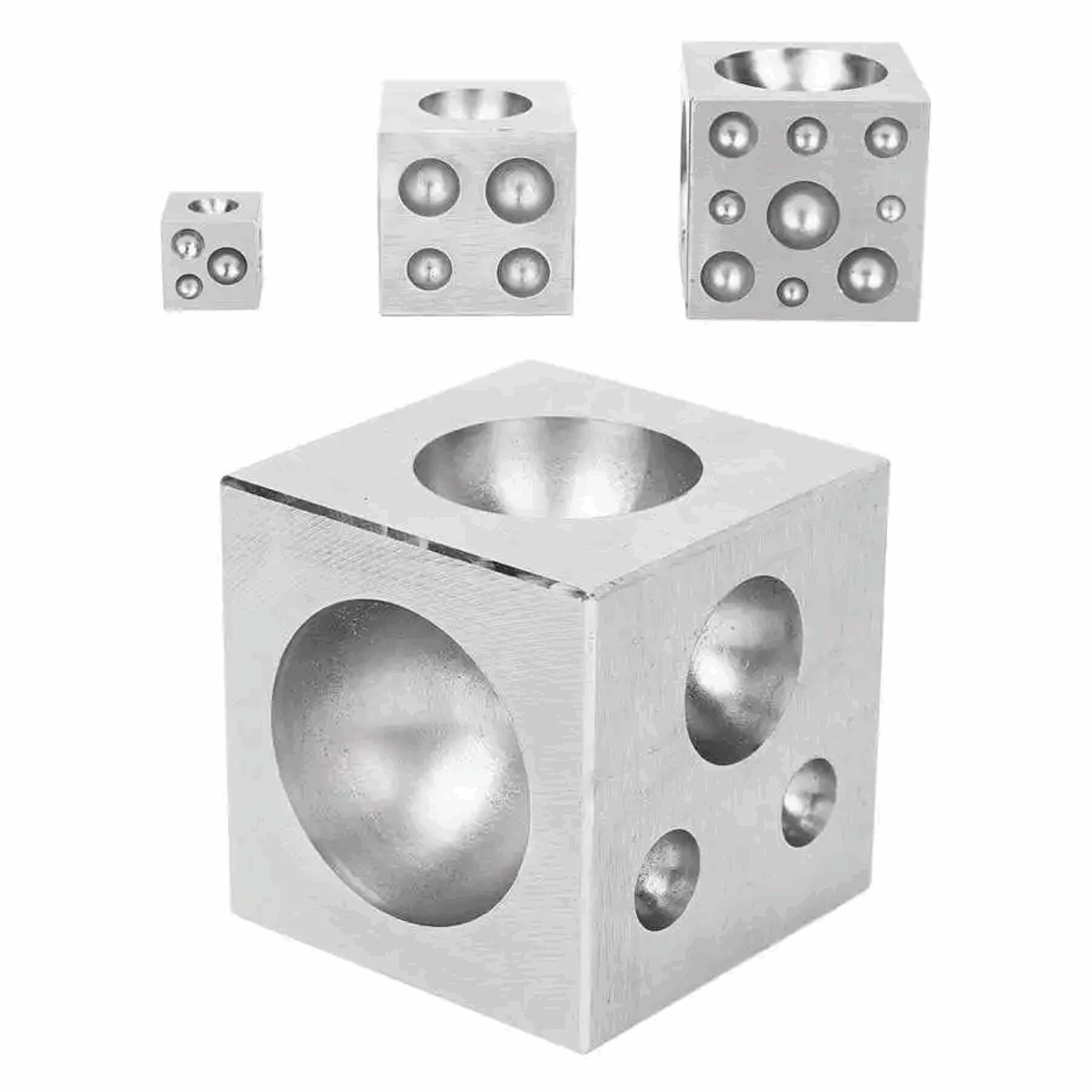 AJ30176 DADO CUADRADO 50*50*50 MM DORADO