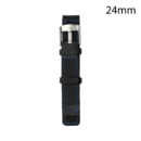 RJ70140 CORREA NEOPRENO NEGRA COST.AZUL VALENCIA 24 MM