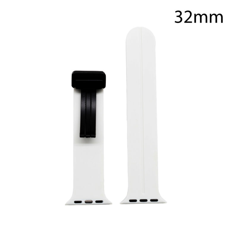 RJ70153__ CORREA SMART SILICONA BLANCA LUISIANA 32MM