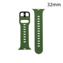 RJ70155__ CORREA SMART SILICONA VERDE-ROJA TEXAS 32MM