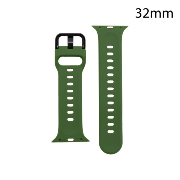 CORREA SMART SILICONA VERDE-ROJA TEXAS 32MM - Imagen 3