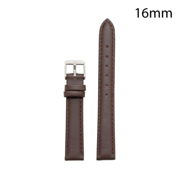 CORREA PIEL MARRON OSCURO ALMERIA 16MM