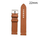 RJ70183_ CORREA PIEL MARRON CLARO BURGOS 22MM